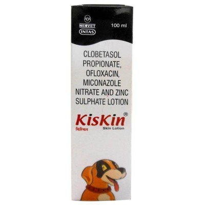 INTAS Kiskin Skin Lotion for Dogs 100gm